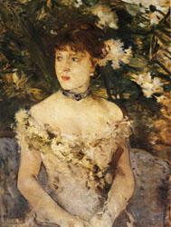 Berthe Morisot Young Woman in Evening Dress